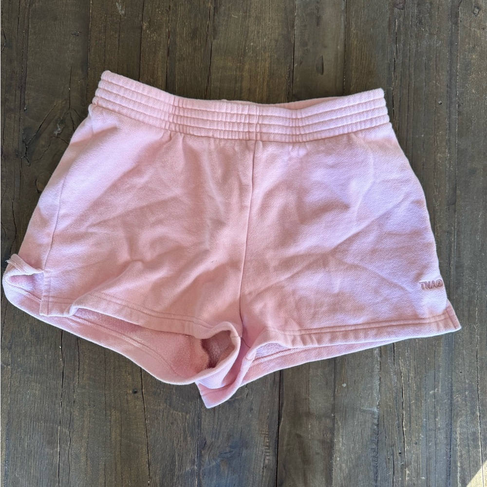 Aritzia Pink Sweat Shorts